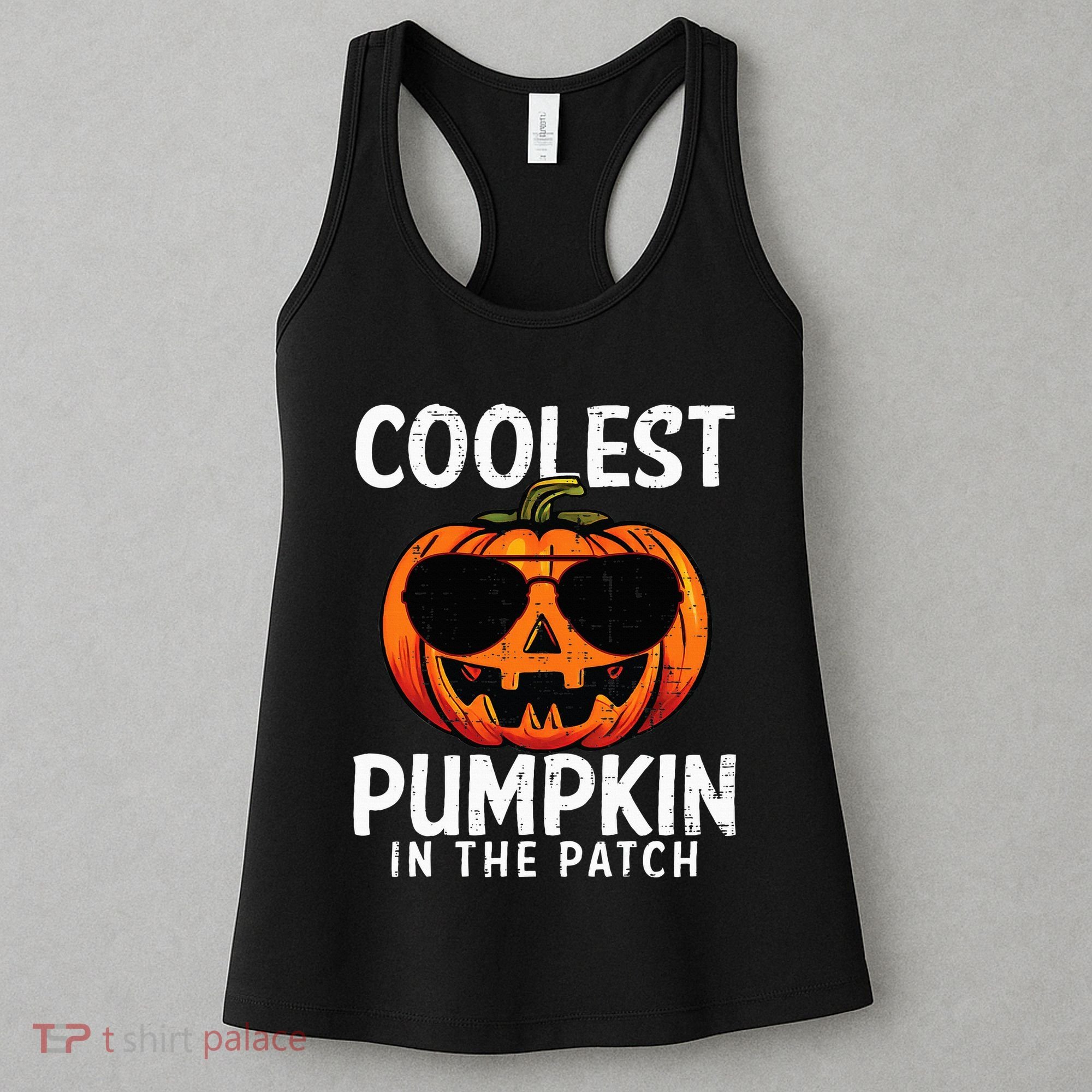 Coolest Pumpkin In The Patch Halloween Kids Women's Tank Top