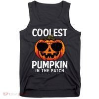 Coolest Pumpkin In The Patch Halloween Kids Tank Top thumb 0
