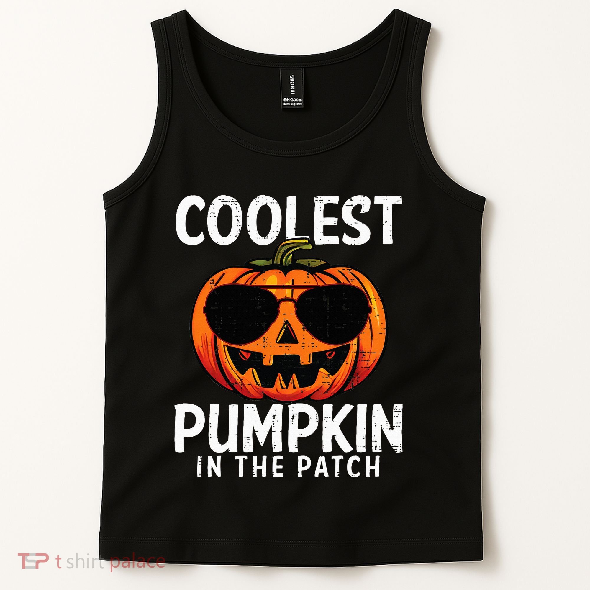 Coolest Pumpkin In The Patch Halloween Kids Tank Top