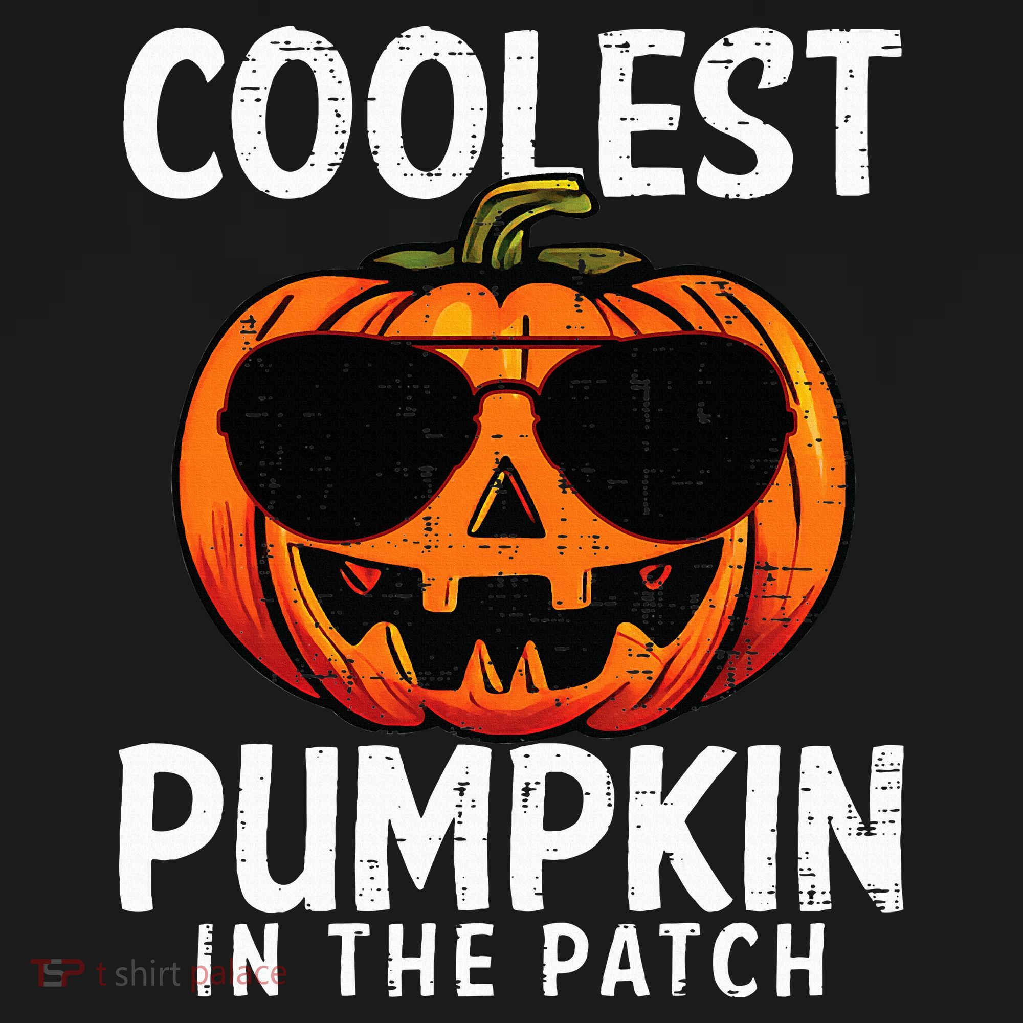 Coolest Pumpkin In The Patch Halloween Kids Women's Long Sleeve Shirt
