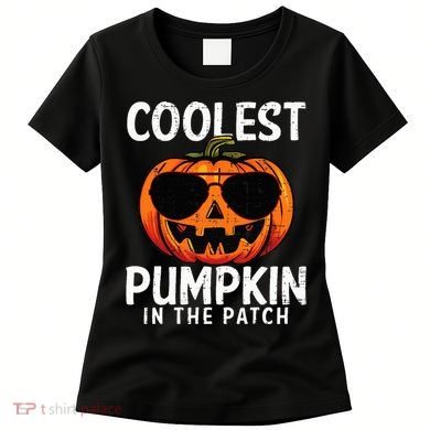Coolest Pumpkin In The Patch Halloween Kids Women's T-Shirt
