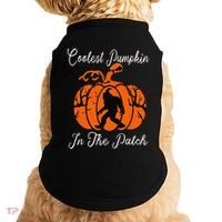 Coolest Pumpkin In The Patch Halloween Costumes Bigfoot Doggie Tank thumb 0