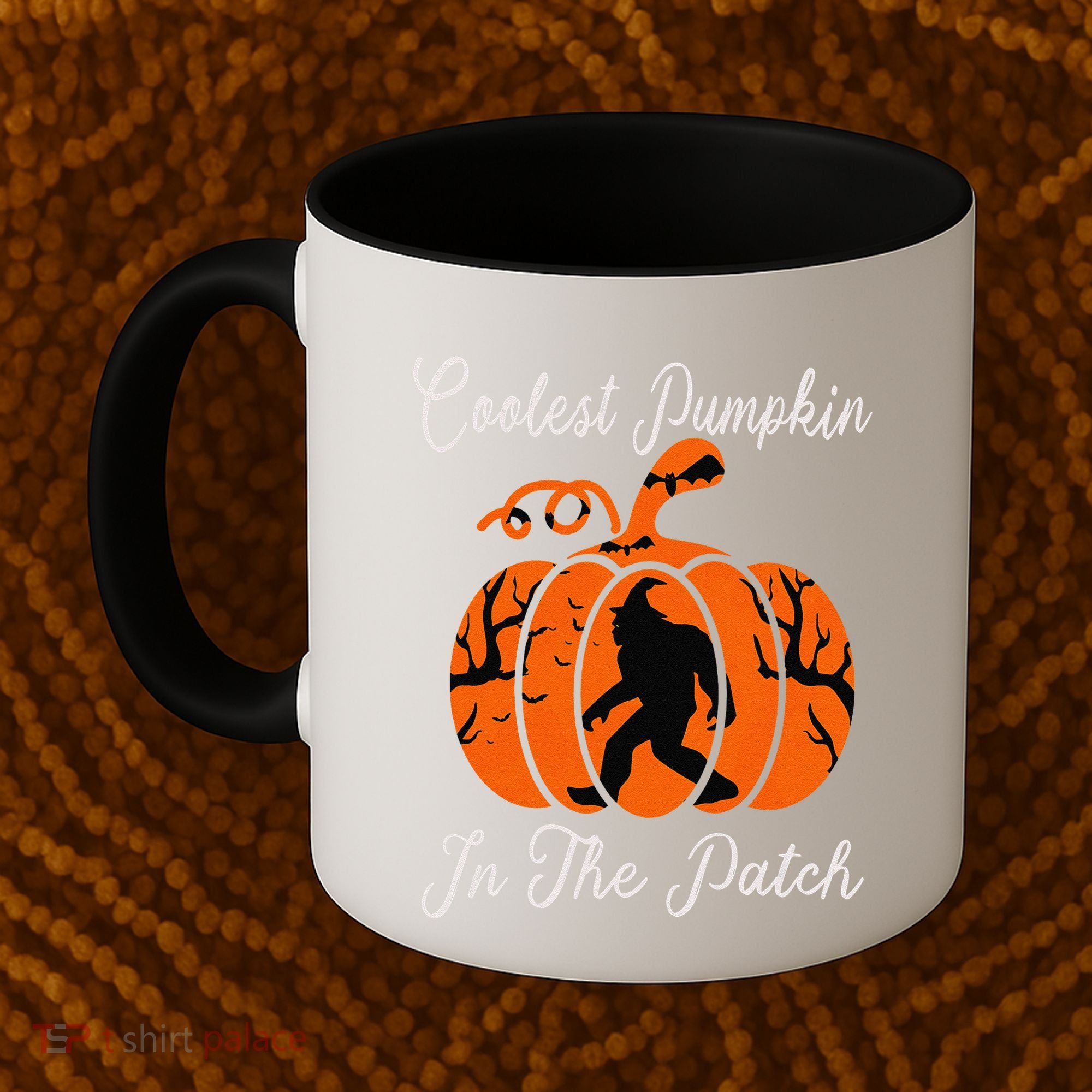 Coolest Pumpkin In The Patch Halloween Costumes Bigfoot Coffee Mug