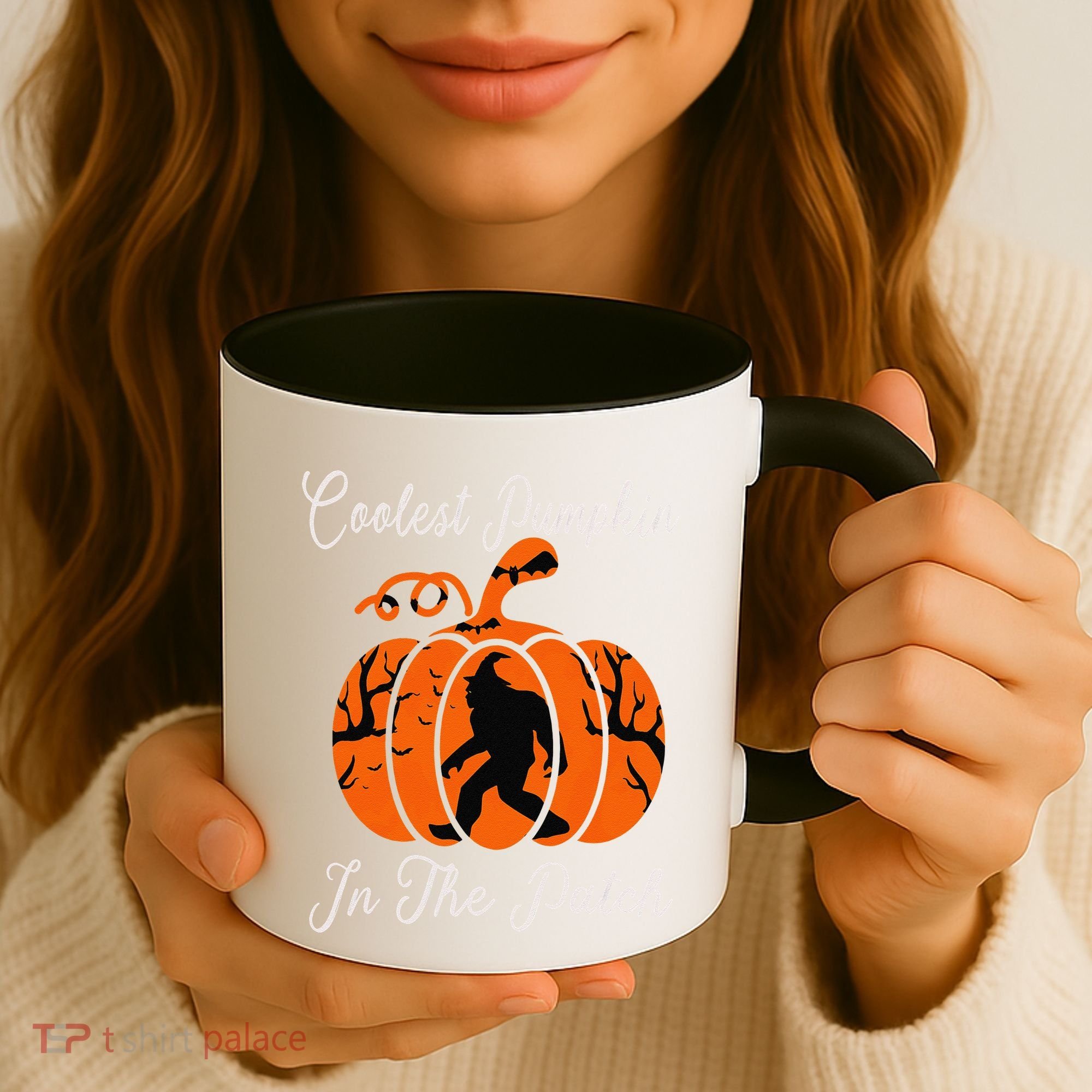 Coolest Pumpkin In The Patch Halloween Costumes Bigfoot Coffee Mug