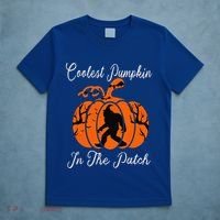 Coolest Pumpkin In The Patch Halloween Costumes Bigfoot T-Shirt thumb 5