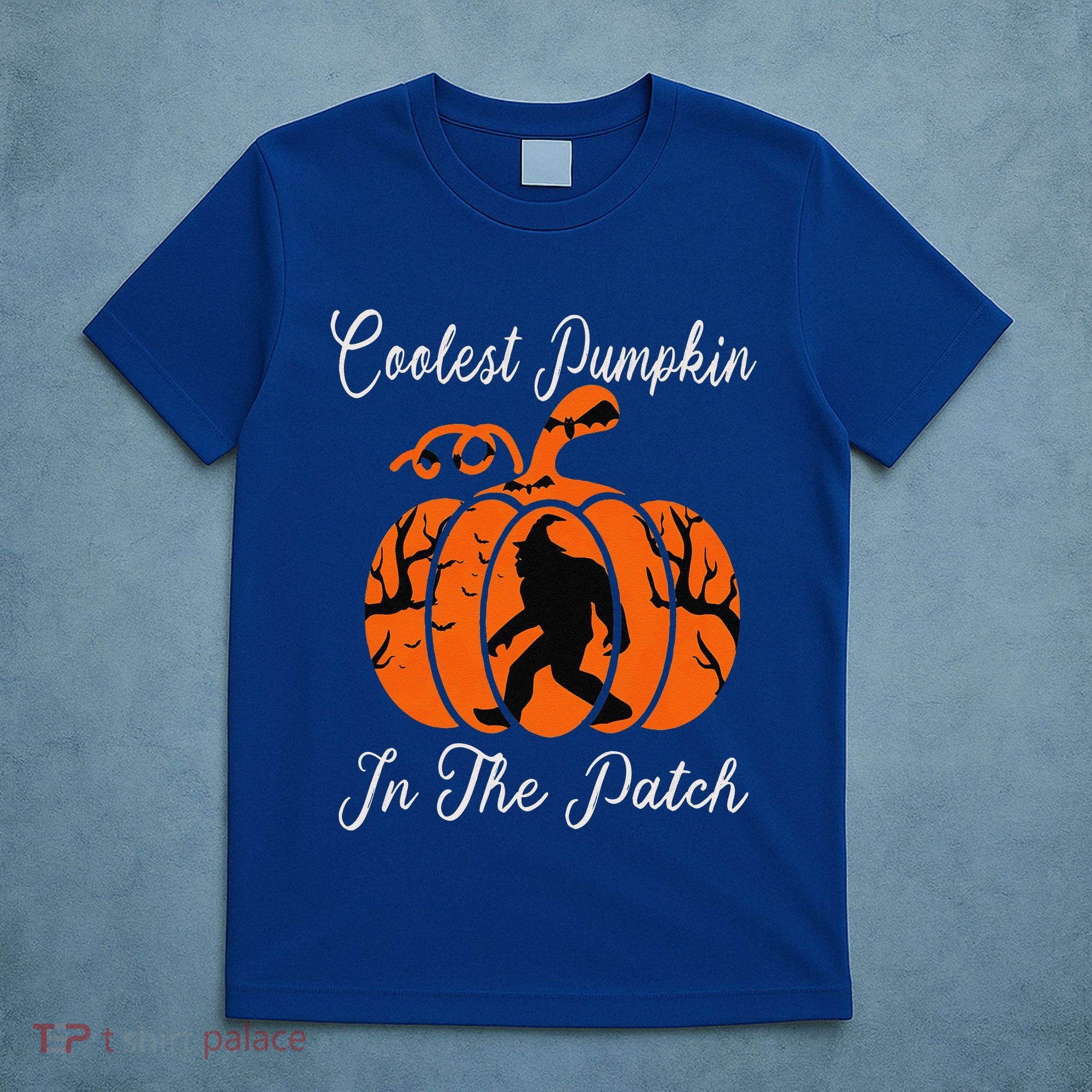 Coolest Pumpkin In The Patch Halloween Costumes Bigfoot T-Shirt