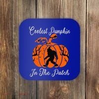 Coolest Pumpkin In The Patch Halloween Costumes Bigfoot Coaster thumb 0