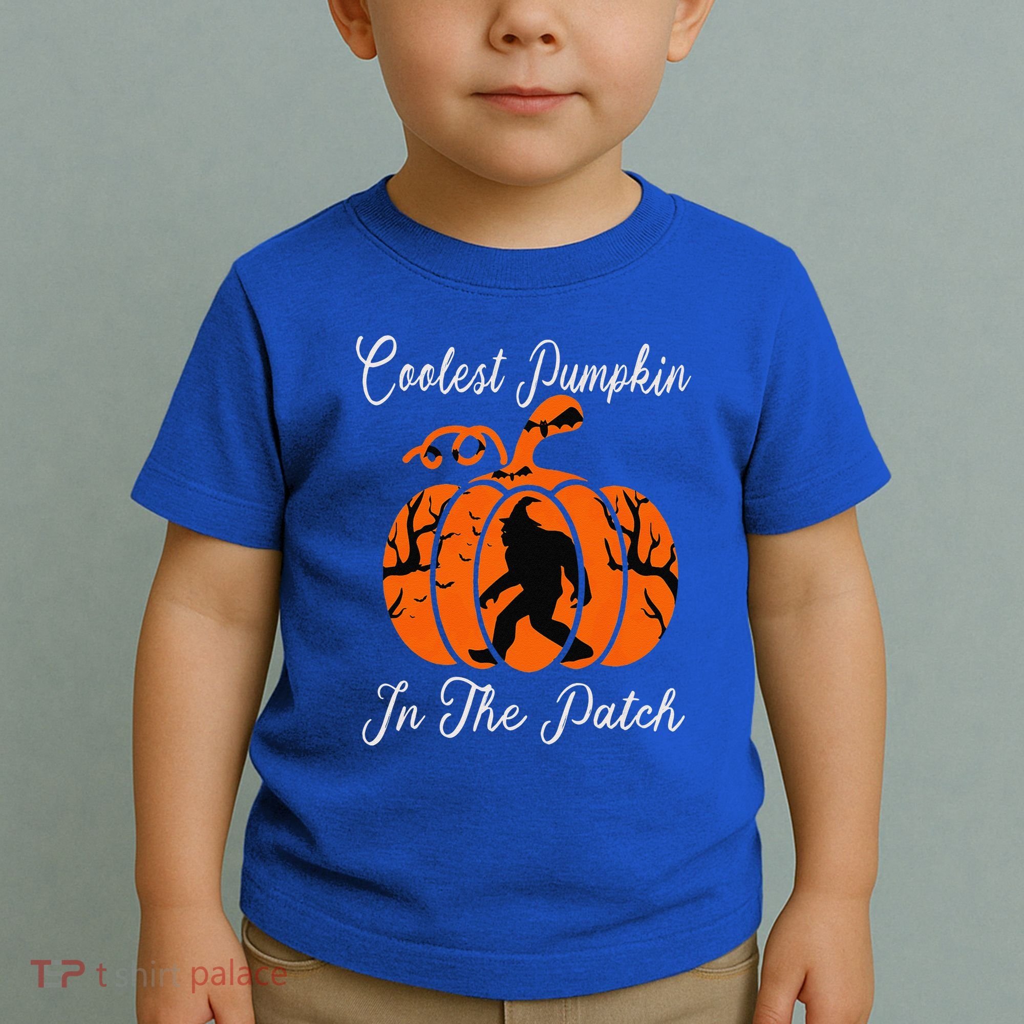 Coolest Pumpkin In The Patch Halloween Costumes Bigfoot Toddler T-Shirt