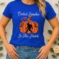 Coolest Pumpkin In The Patch Halloween Costumes Bigfoot Women's T-Shirt thumb 2