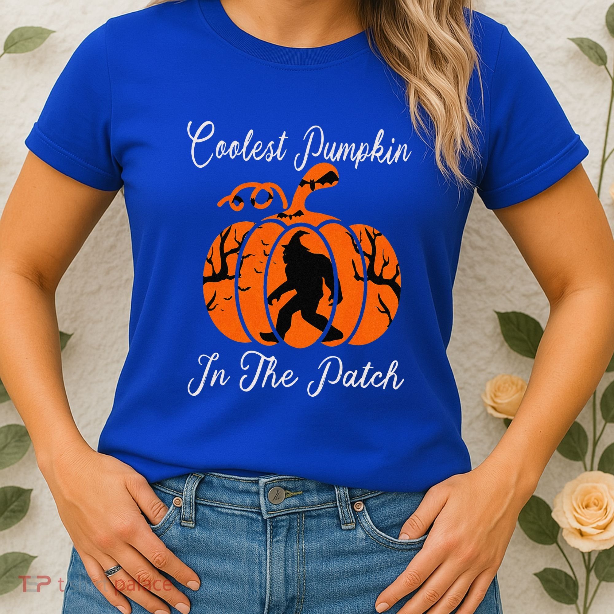 Coolest Pumpkin In The Patch Halloween Costumes Bigfoot Women's T-Shirt