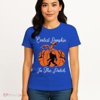 Coolest Pumpkin In The Patch Halloween Costumes Bigfoot Women's T-Shirt thumb 4