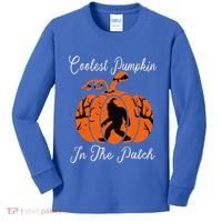 Coolest Pumpkin In The Patch Halloween Costumes Bigfoot Kids Long Sleeve Shirt thumb 0