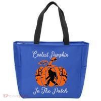 Coolest Pumpkin In The Patch Halloween Costumes Bigfoot Tote Bag thumb 0