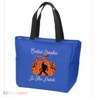 Coolest Pumpkin In The Patch Halloween Costumes Bigfoot Tote Bag thumb 3