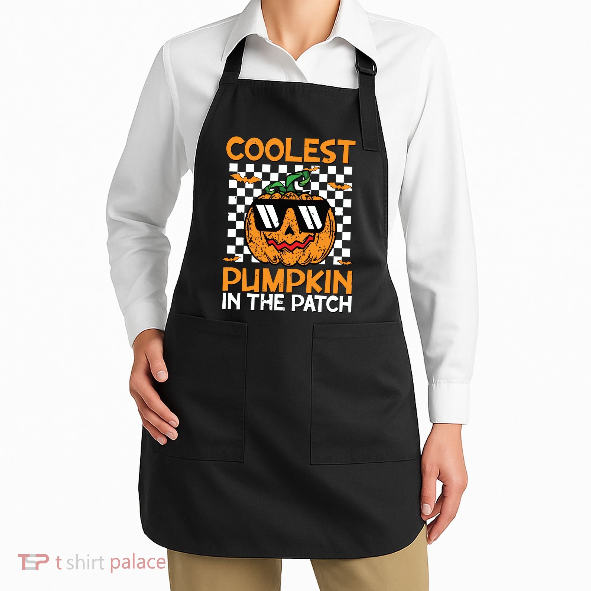 Coolest Pumpkin In The Patch Outfit Halloween Apron