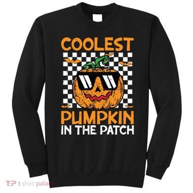 Coolest Pumpkin In The Patch Outfit Halloween Sweatshirt