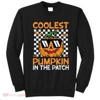 Coolest Pumpkin In The Patch Outfit Halloween Sweatshirt thumb 0