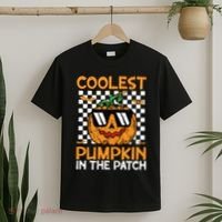 Coolest Pumpkin In The Patch Outfit Halloween T-Shirt thumb 2