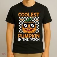 Coolest Pumpkin In The Patch Outfit Halloween T-Shirt thumb 3