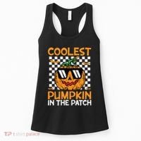 Coolest Pumpkin In The Patch Outfit Halloween Women's Tank Top thumb 0