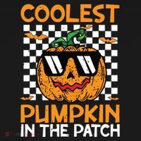 Coolest Pumpkin In The Patch Outfit Halloween Toddler Hoodie thumb 2
