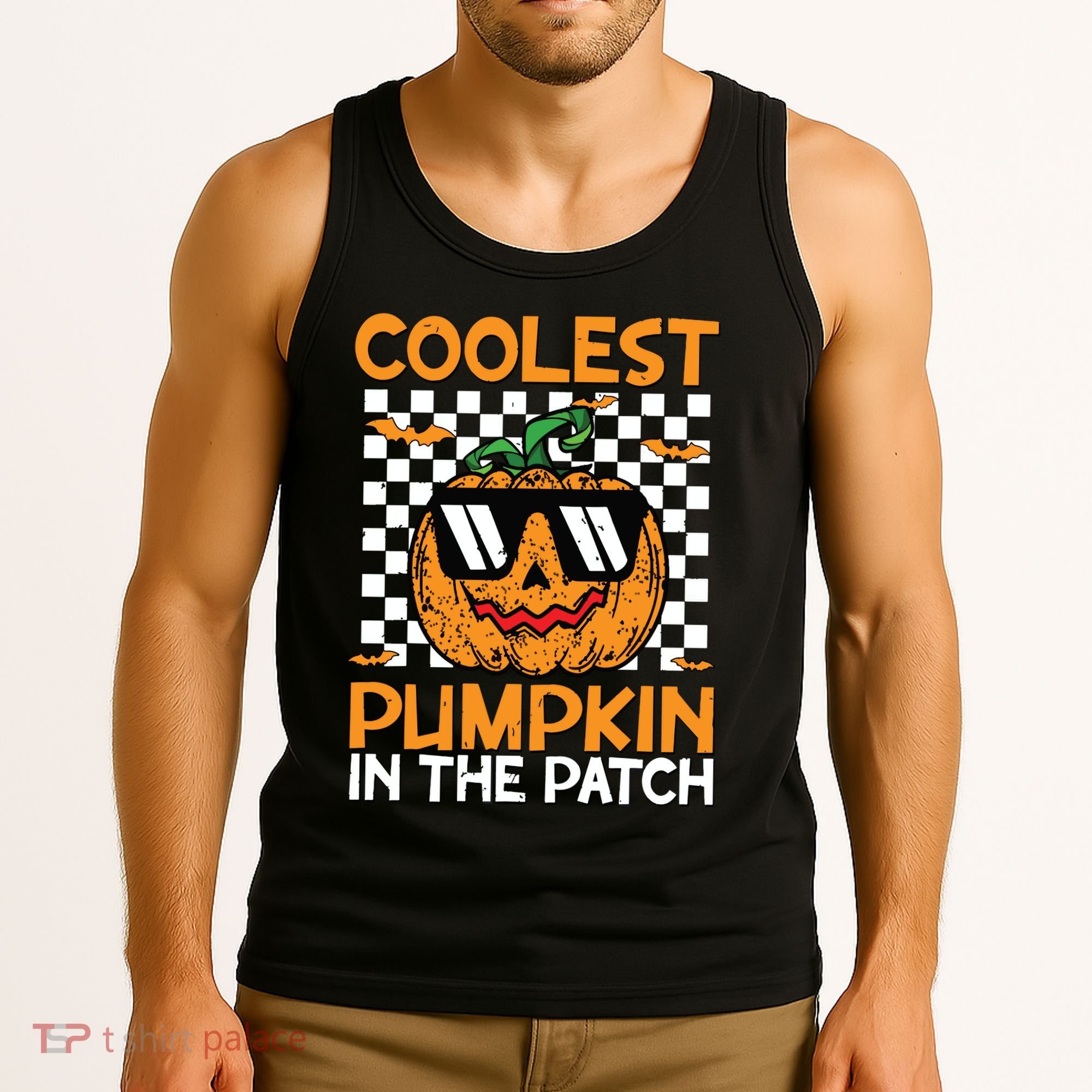Coolest Pumpkin In The Patch Outfit Halloween Tank Top