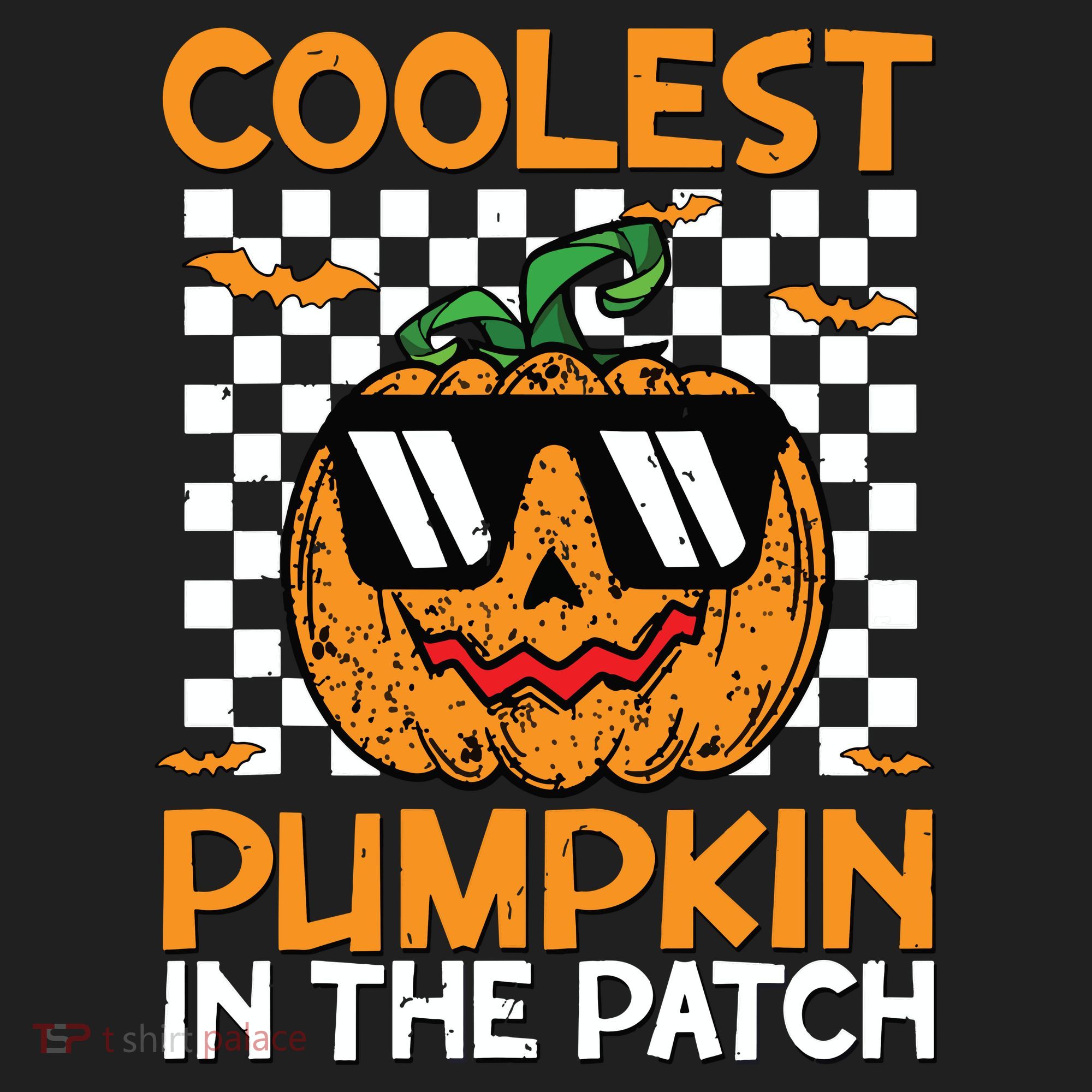 Coolest Pumpkin In The Patch Outfit Halloween Golf Towel