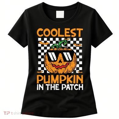Coolest Pumpkin In The Patch Outfit Halloween Women's T-Shirt