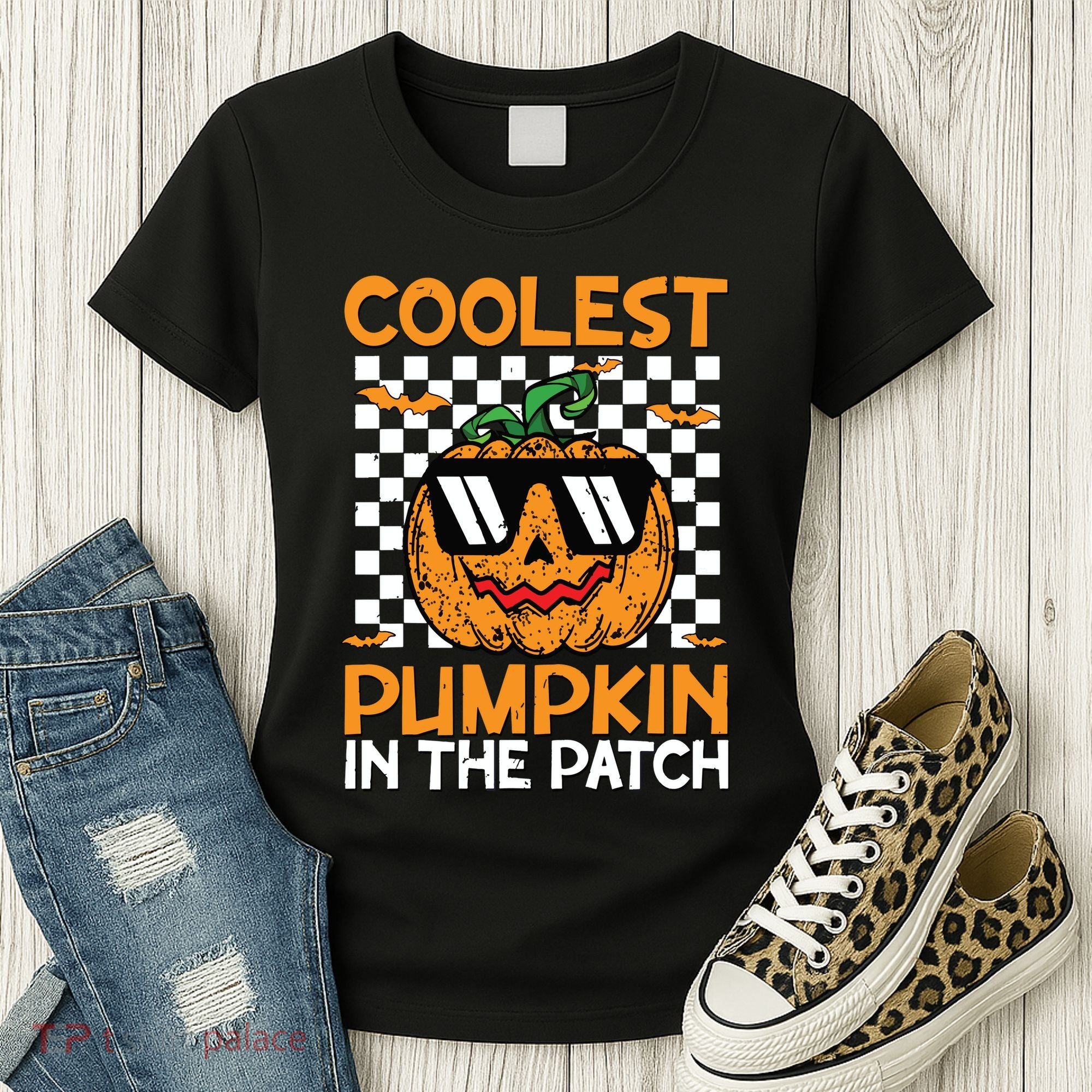 Coolest Pumpkin In The Patch Outfit Halloween Women's T-Shirt