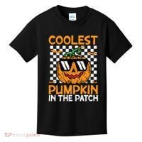 Coolest Pumpkin In The Patch Outfit Halloween Kids T-Shirt thumb 0