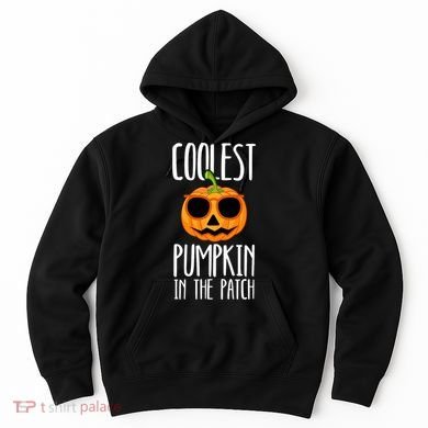 Coolest Pumpkin In The Patch Funny Halloween Party Cute Hoodie