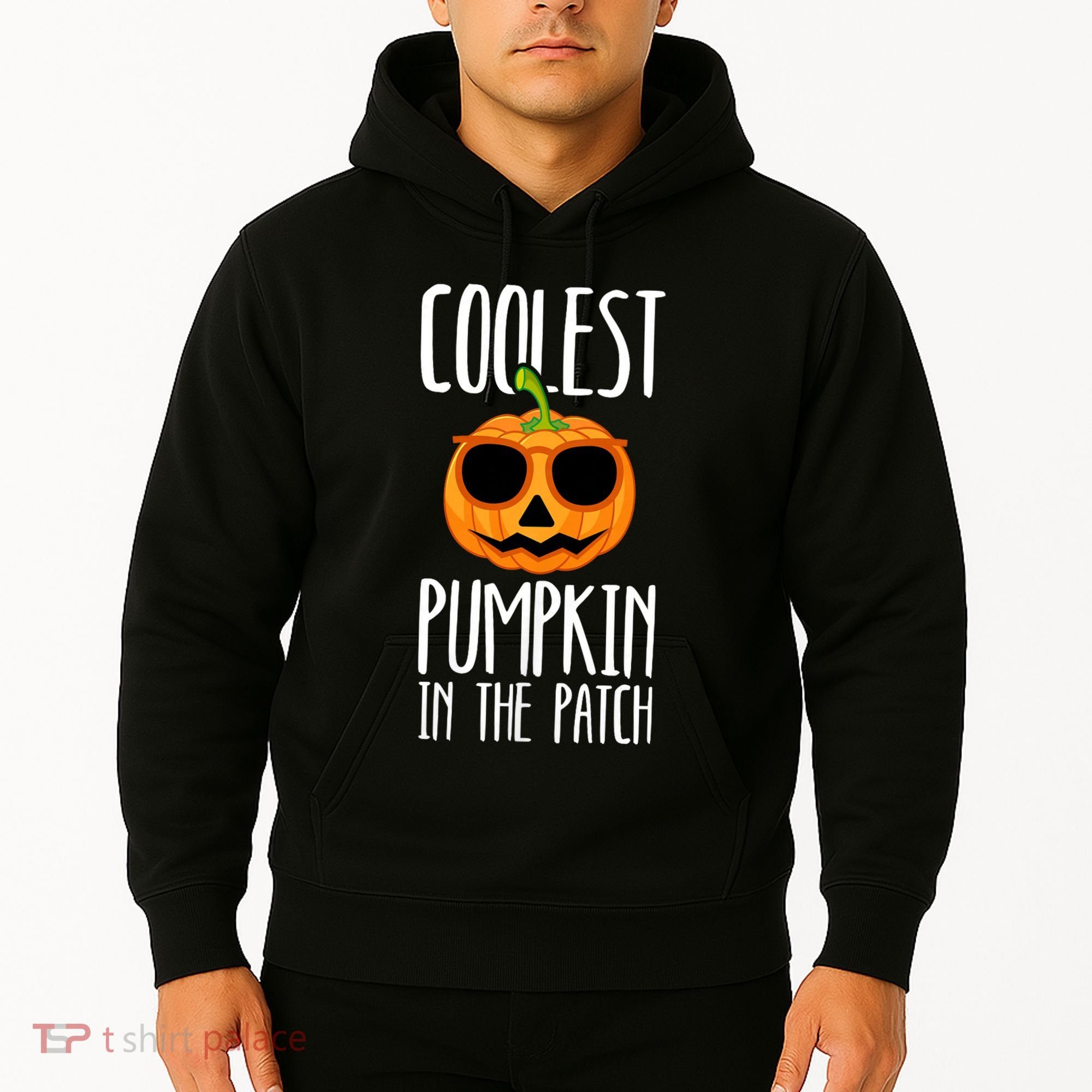 Coolest Pumpkin In The Patch Funny Halloween Party Cute Hoodie