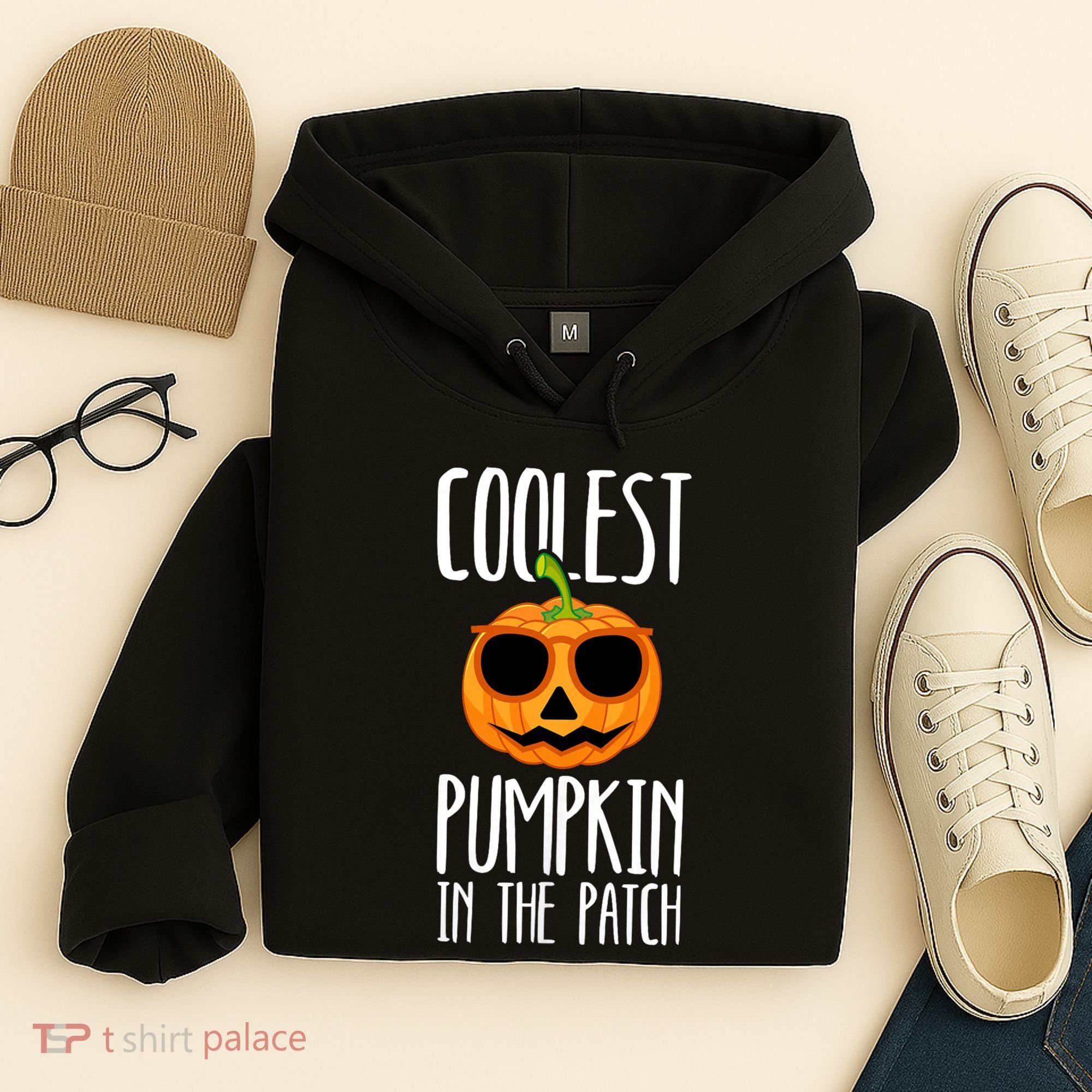 Coolest Pumpkin In The Patch Funny Halloween Party Cute Hoodie