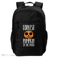 Coolest Pumpkin In The Patch Funny Halloween Party Cute Backpack thumb 0