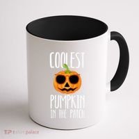 Coolest Pumpkin In The Patch Funny Halloween Party Cute Coffee Mug thumb 1