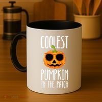 Coolest Pumpkin In The Patch Funny Halloween Party Cute Coffee Mug thumb 4