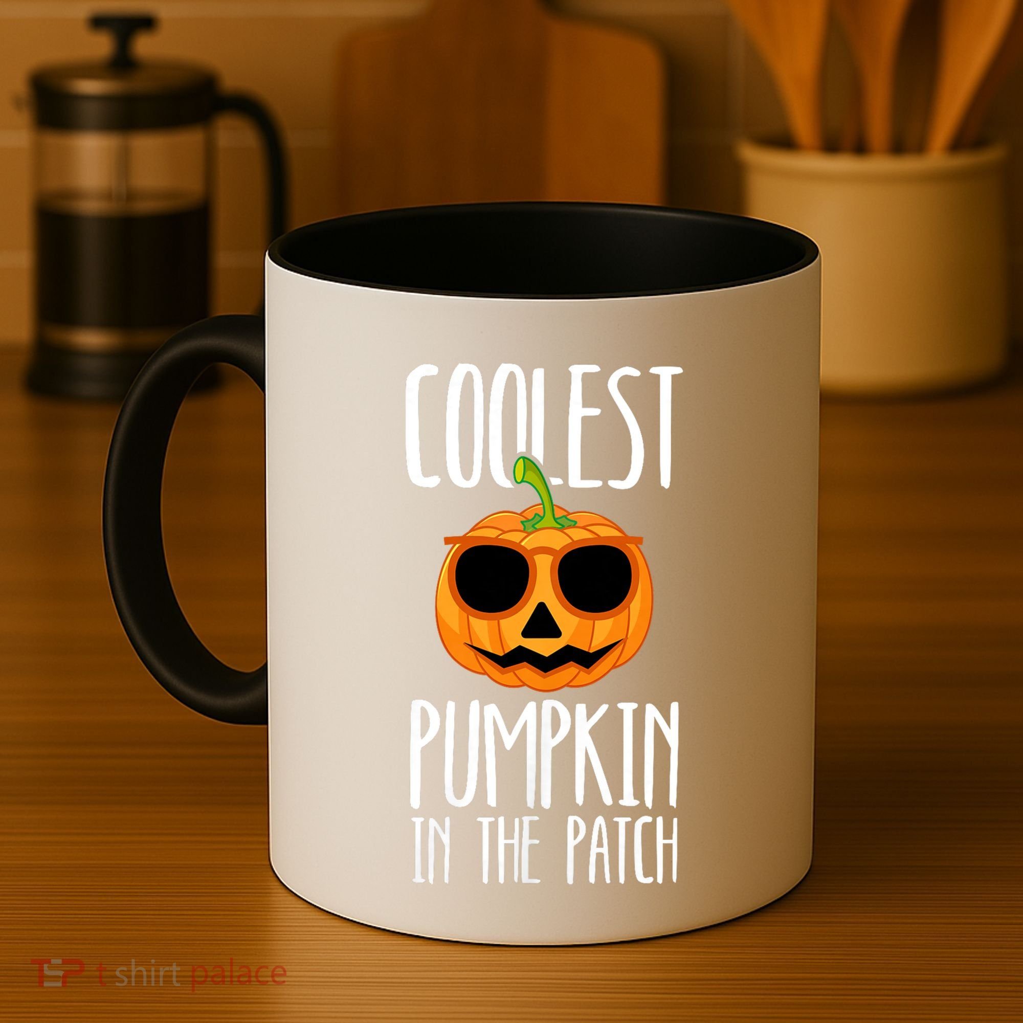 Coolest Pumpkin In The Patch Funny Halloween Party Cute Coffee Mug