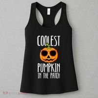 Coolest Pumpkin In The Patch Funny Halloween Party Cute Women's Tank Top thumb 3