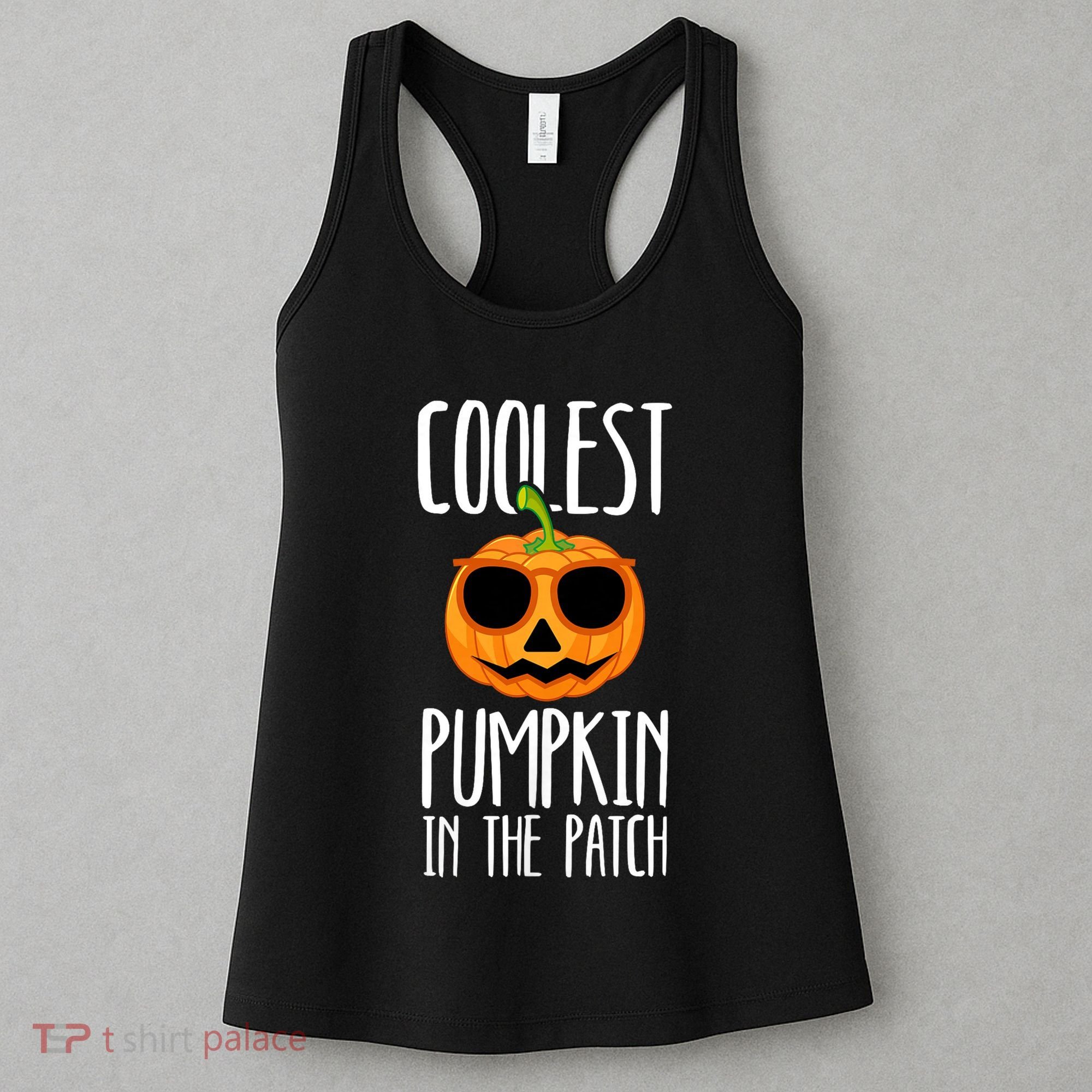 Coolest Pumpkin In The Patch Funny Halloween Party Cute Women's Tank Top