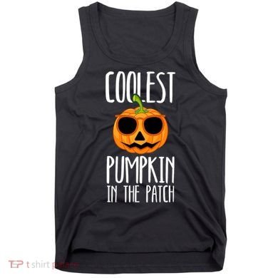 Coolest Pumpkin In The Patch Funny Halloween Party Cute Tank Top