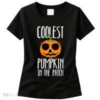 Coolest Pumpkin In The Patch Funny Halloween Party Cute Women's T-Shirt thumb 0