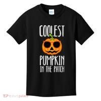 Coolest Pumpkin In The Patch Funny Halloween Party Cute Kids T-Shirt thumb 0