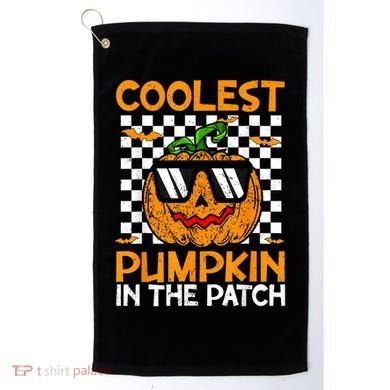 Coolest Pumpkin In The Patch Outfit Halloween Golf Towel