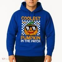 Coolest Pumpkin In The Patch Outfit Halloween Hoodie thumb 2