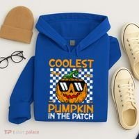 Coolest Pumpkin In The Patch Outfit Halloween Hoodie thumb 4