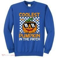Coolest Pumpkin In The Patch Outfit Halloween Sweatshirt thumb 0