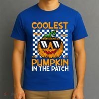 Coolest Pumpkin In The Patch Outfit Halloween T-Shirt thumb 3