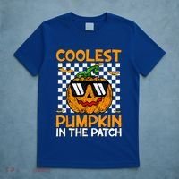 Coolest Pumpkin In The Patch Outfit Halloween T-Shirt thumb 5