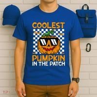 Coolest Pumpkin In The Patch Outfit Halloween T-Shirt thumb 6