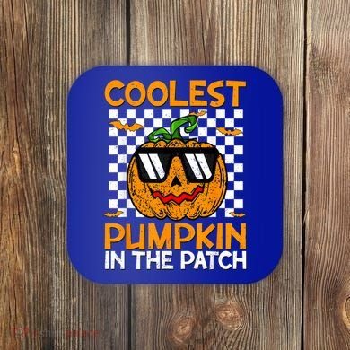 Coolest Pumpkin In The Patch Outfit Halloween Coaster